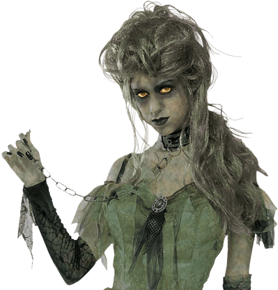 Zombie Lady Wig - Wig Zombie Lady (415x415), Png Download