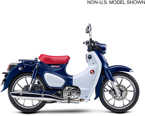 Pearl Niltava Blue - Honda Super Cub C125 (600x400), Png Download