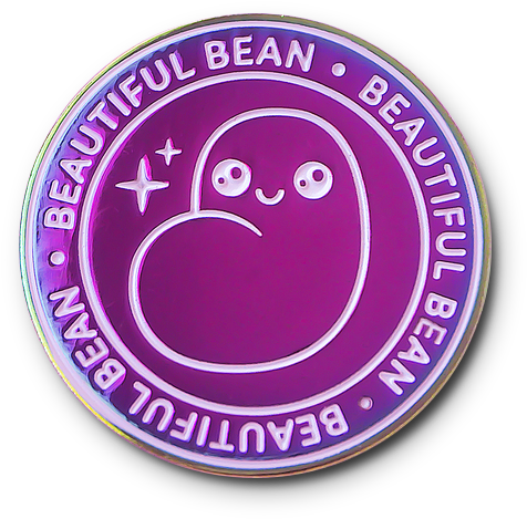 Beautiful Bean Pin - Golden Prairie Brewery (700x700), Png Download