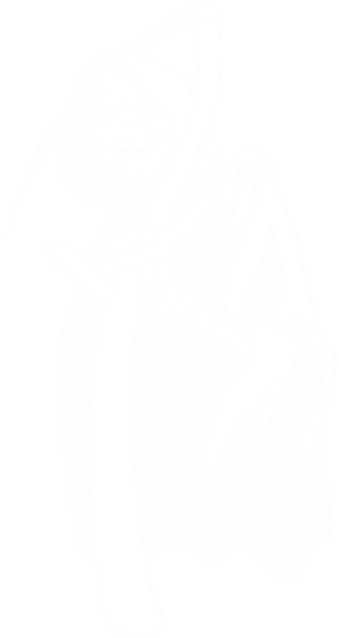 Grim Reaper - White Grim Reaper Png (478x900), Png Download
