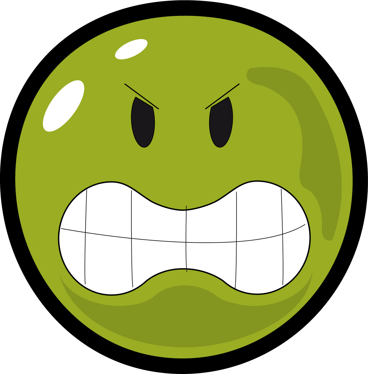 Angry Face Cliparts - Soccer Clip Art (1184x1202), Png Download