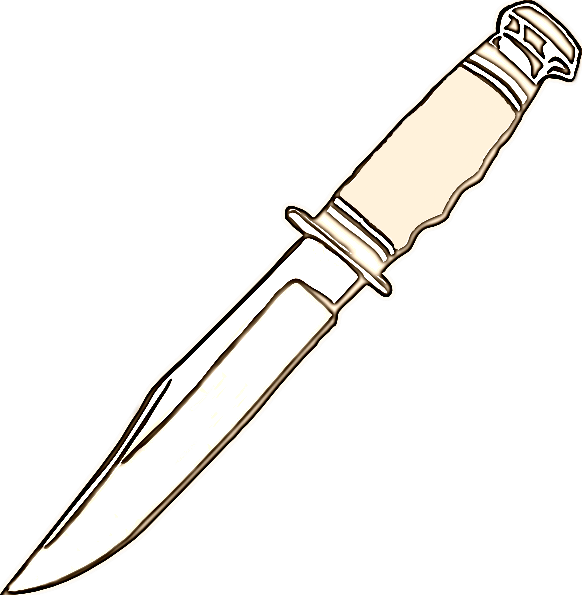 Knife Transparent (582x595), Png Download
