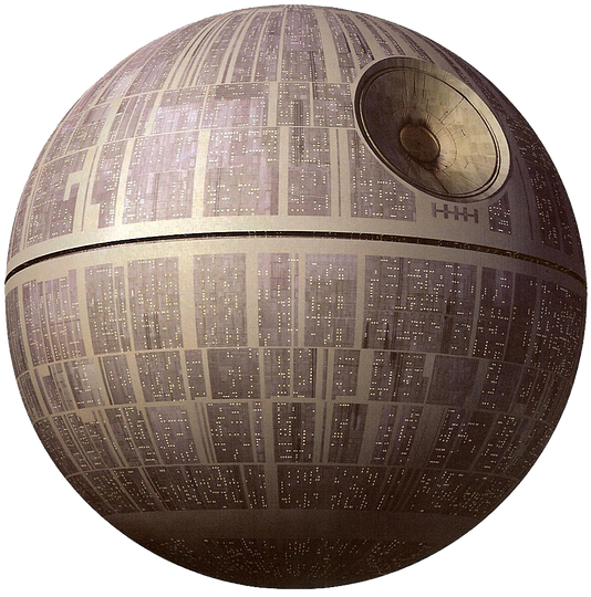 Spaceship, Star Trek, Model, Isolated, Film - Death Star (960x576), Png Download