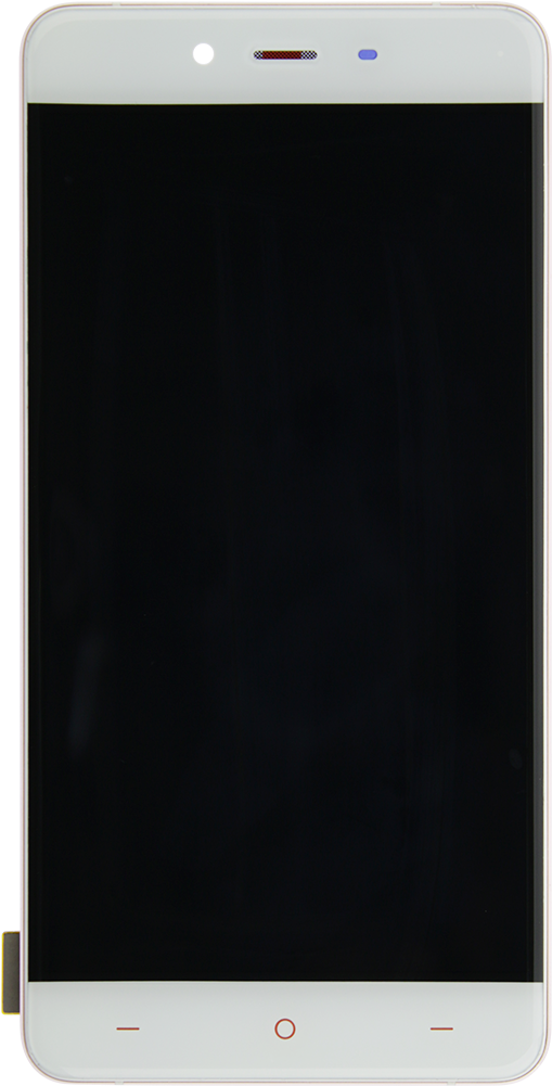 Oneplus X White Display Assembly With Gold Frame - Disk Mode Ipod Touch Wikihow (1200x1200), Png Download