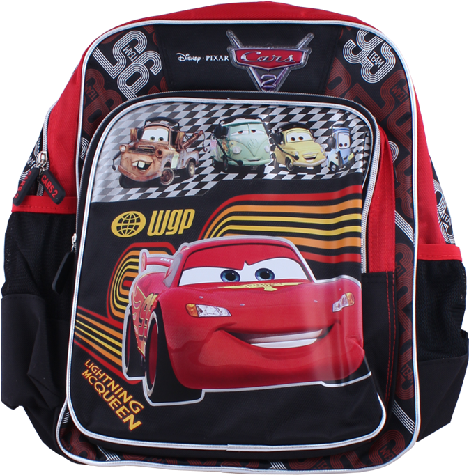 School Bag Png Background Image - Cars Sac A Roulette Trolley Sac A Dos Cartable (800x800), Png Download