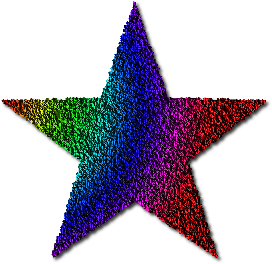 Rainbow Stars Clipart Clipart Panda - Cabo Verde E Guine Bissau (1024x959), Png Download