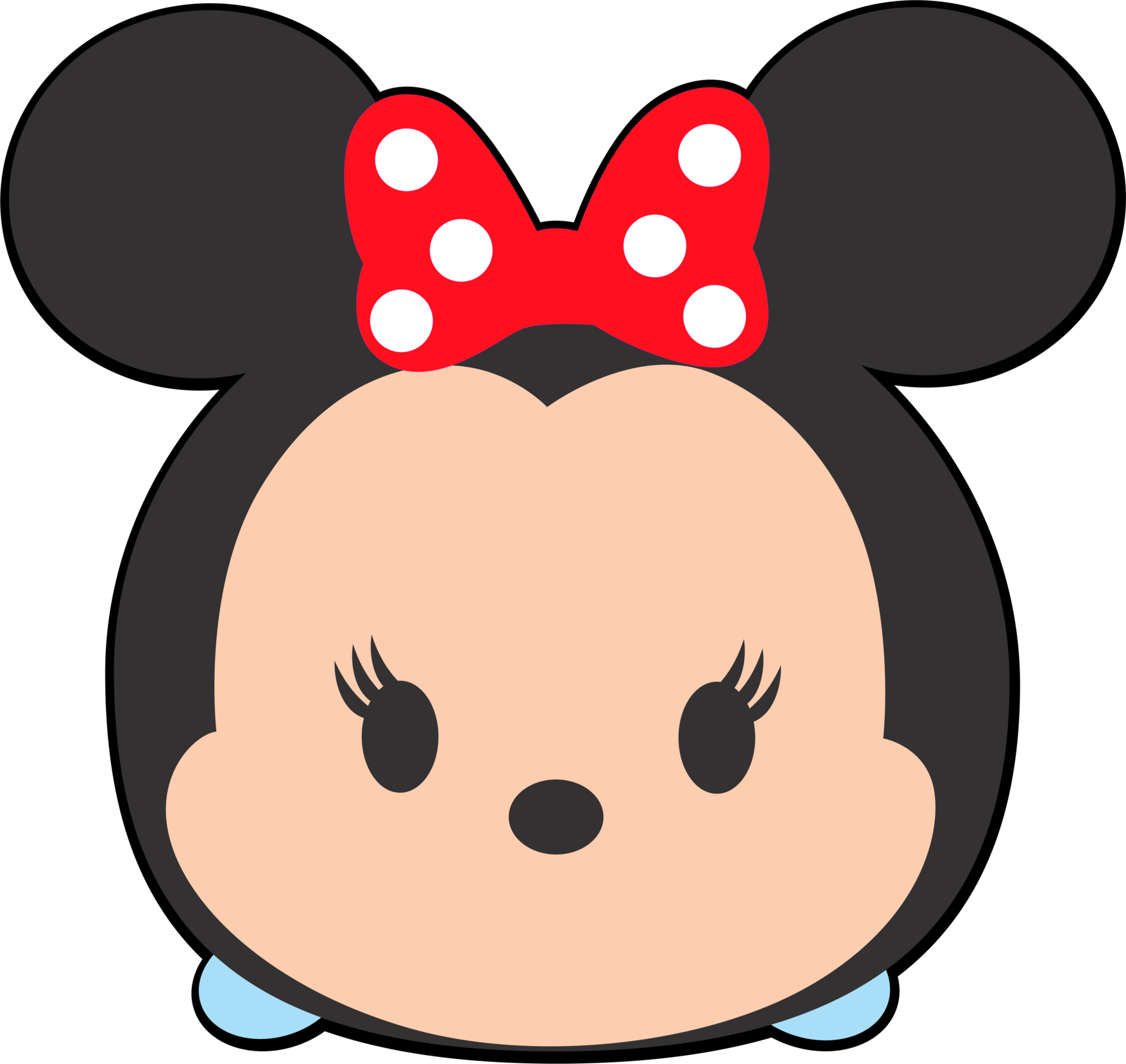 Tsum Tsum Disney Minnie (1755x1659), Png Download