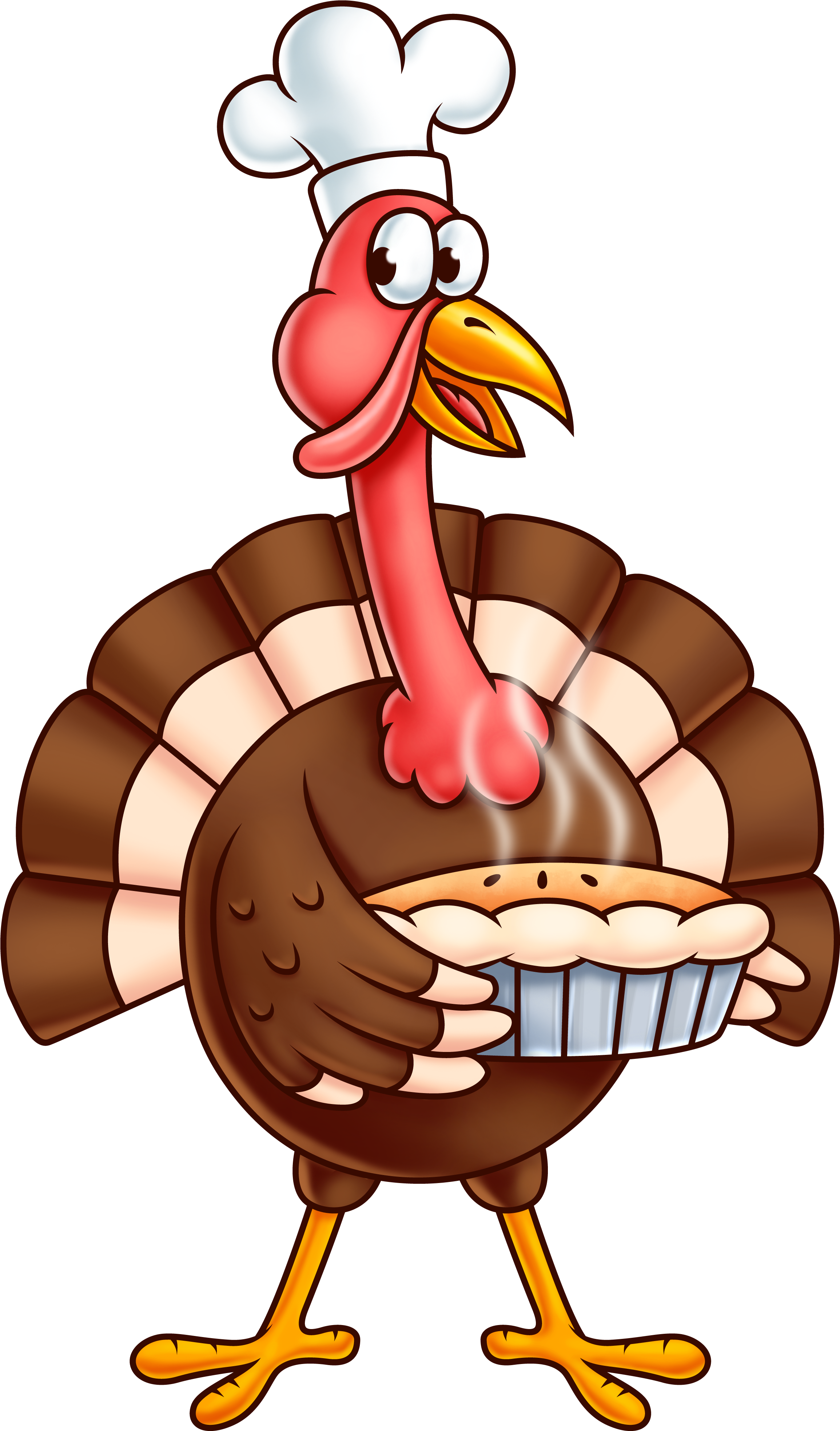 Thanksgiving Turkey Png Clipart Image - Thanksgiving Turkey Png (2440x4016), Png Download
