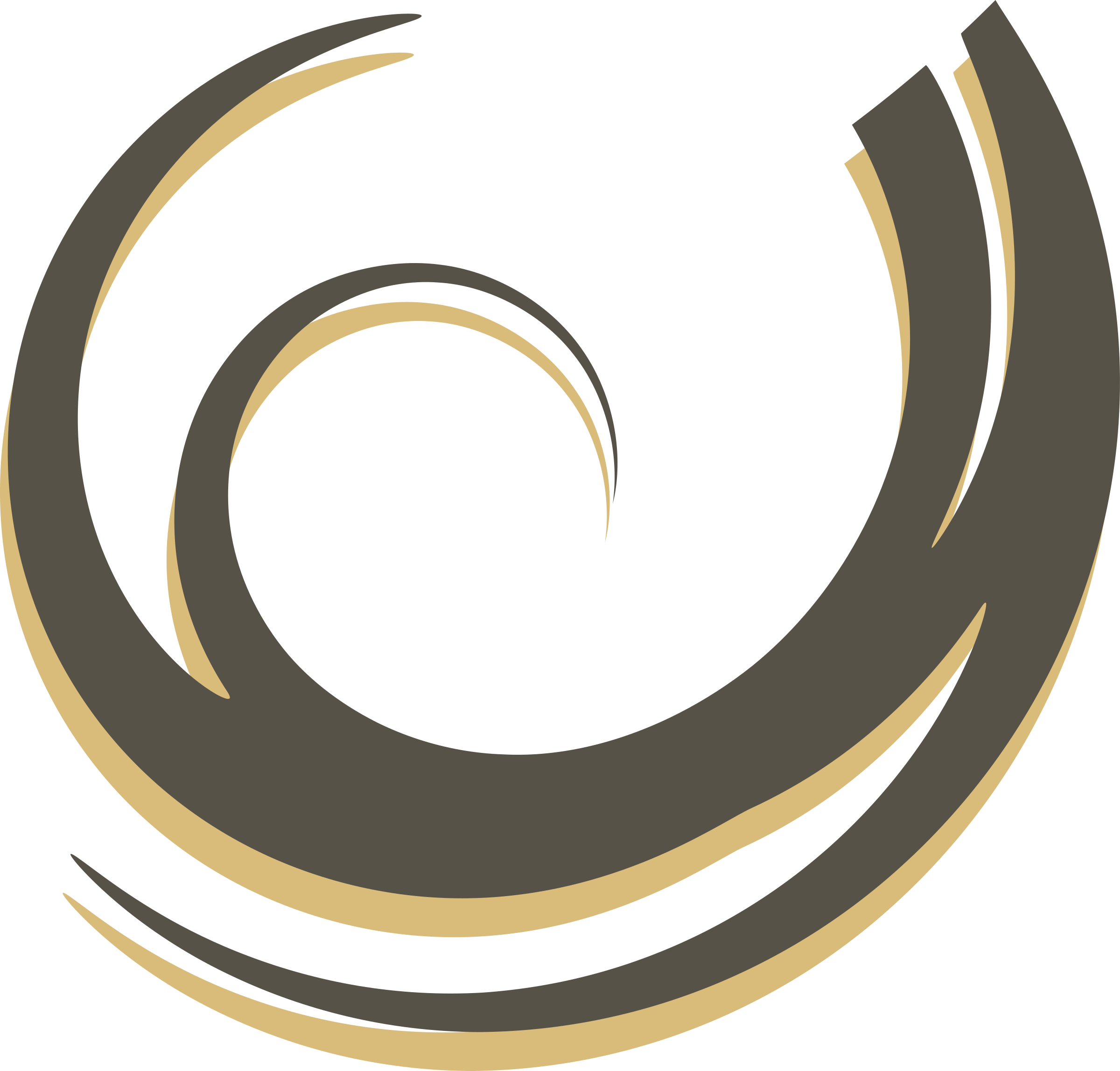 This Free Icons Png Design Of Brownish Swirl 2 (2400x2296), Png Download