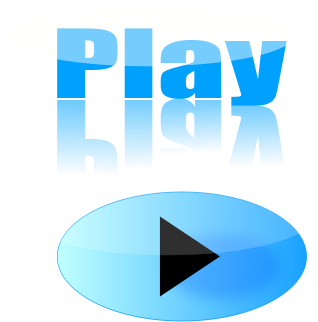 Play Button Clipart Png For Web (424x600), Png Download