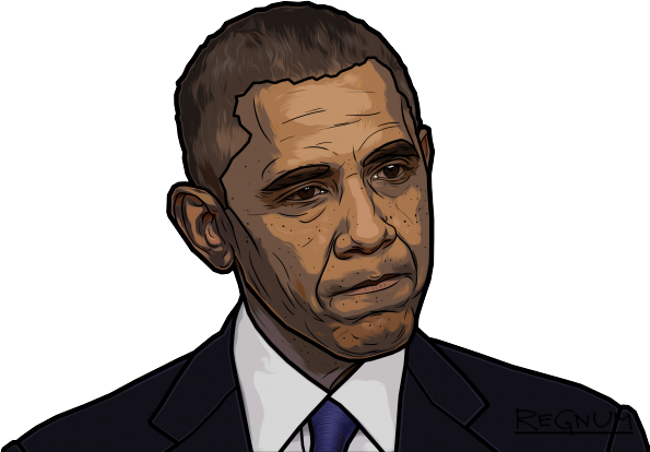 Barack Obama Png Clipart - Icon (595x414), Png Download