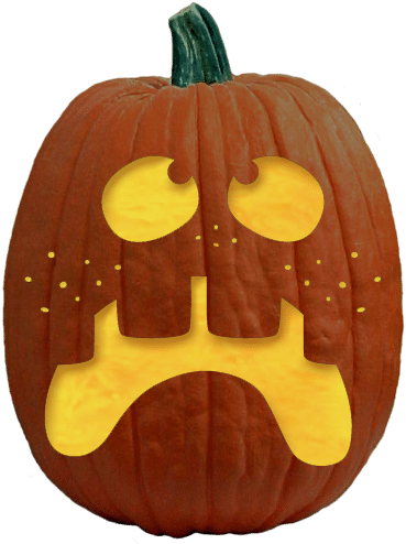 Freckles Pumpkin Carving Pattern - Jack-o'-lantern (1200x630), Png Download