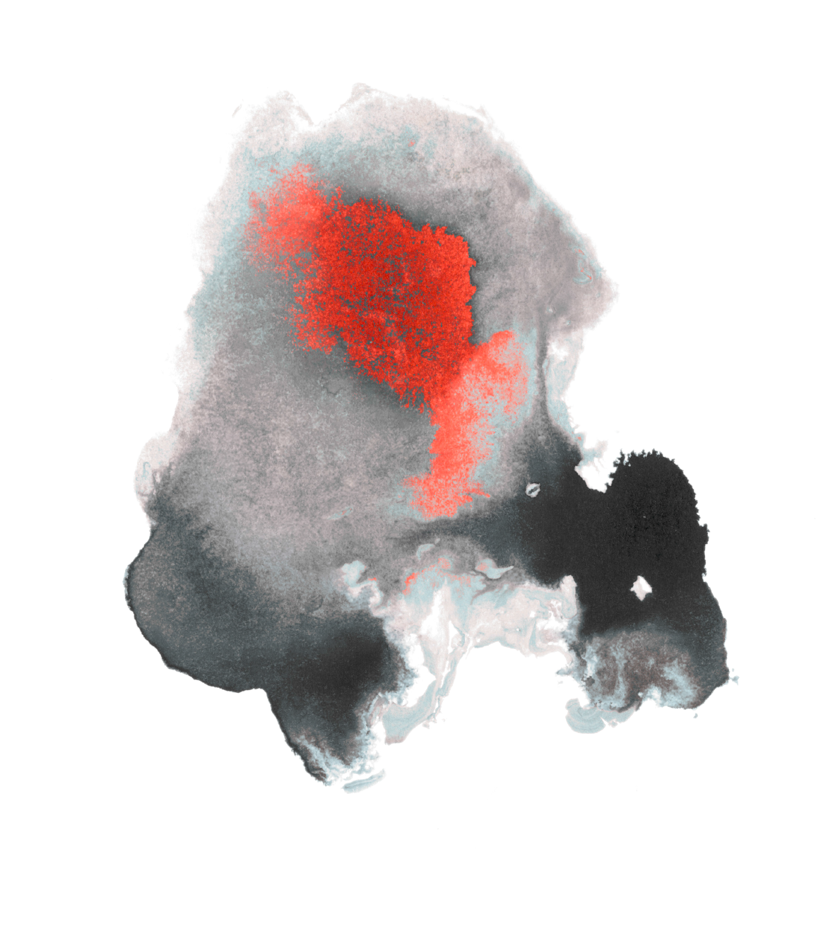 Fire - Watercolor Paint (1295x1379), Png Download