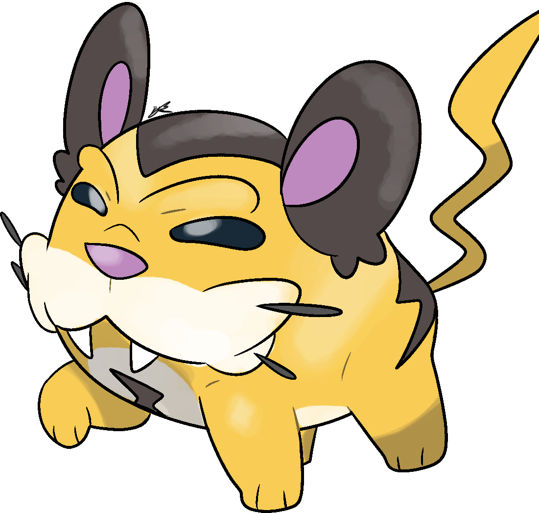 My Rendition Of A Betamon - Cartoon (1101x1047), Png Download