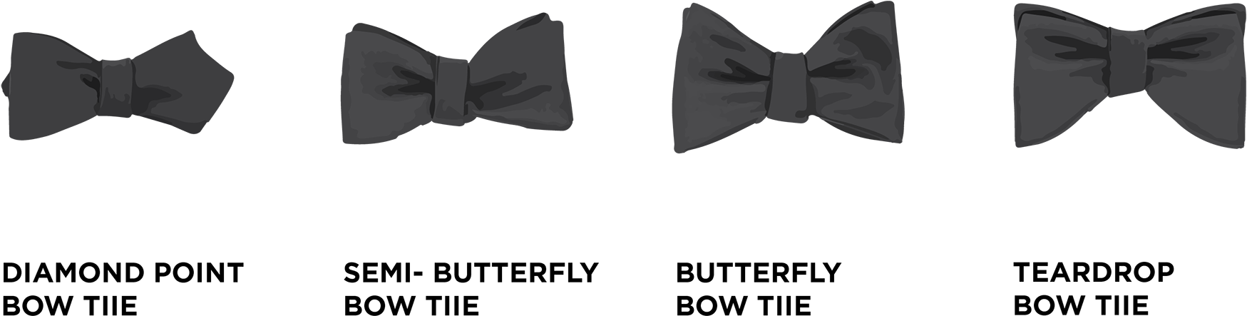Pocket Square Clothing Custom Bow Tie Options - Tuxedo (1800x488), Png Download