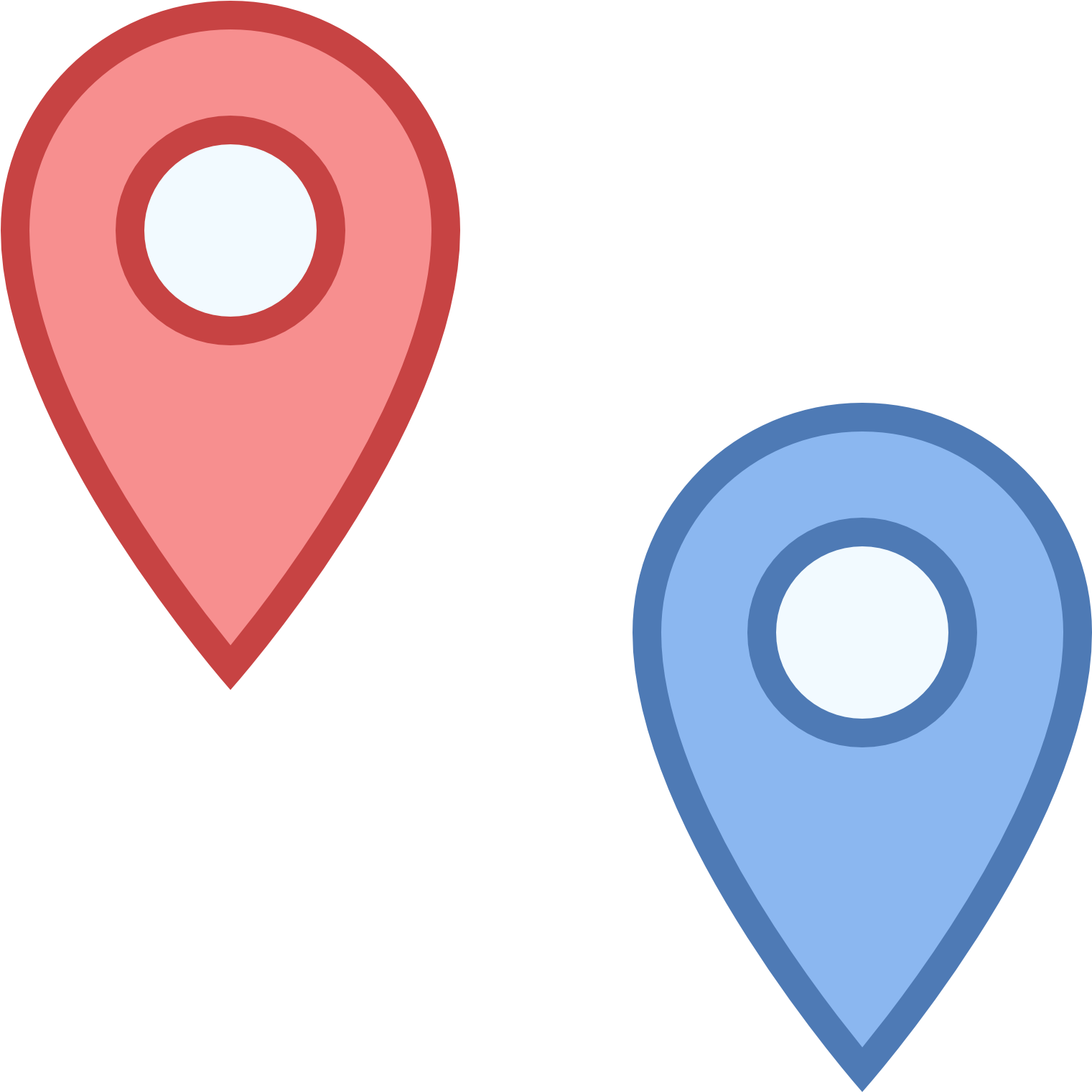 Point Objects Icon - Point A Icon (1600x1600), Png Download