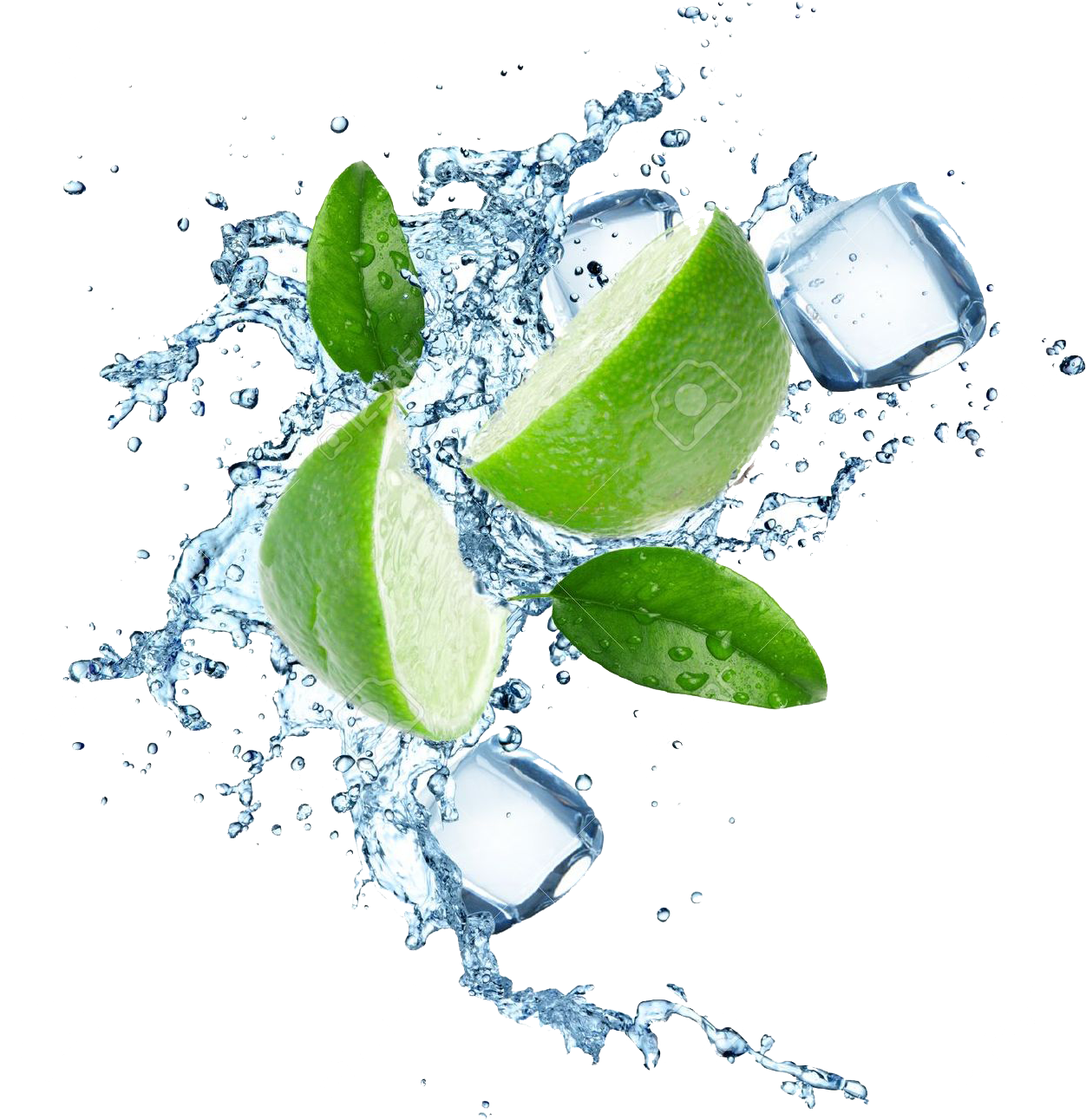 Lime Splash Png Photos - Ice Splash (1300x1300), Png Download