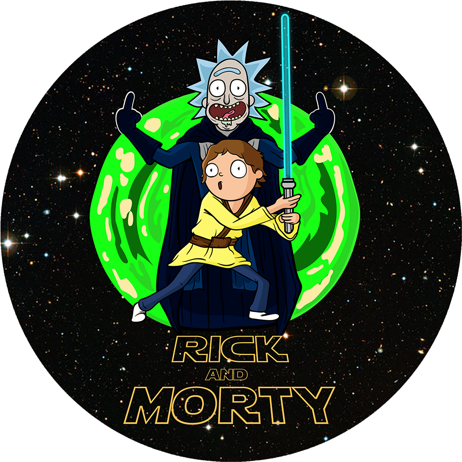 Rick And Morty Star Wars Svg Rick And Morty Svg Png Dxf Eps Cricut | My ...