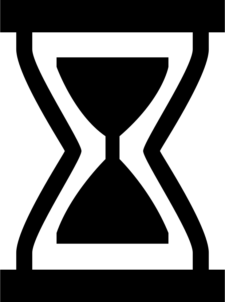 Sand Clock Svg Png Icon Free Download - Hourglass (732x980), Png Download
