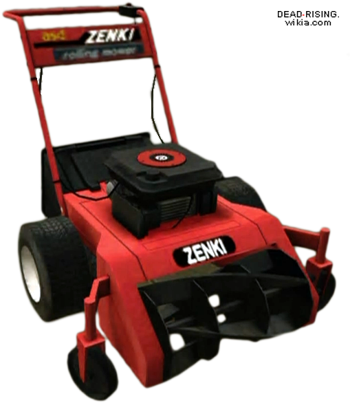 Dead Rising Lawn Mower - Lawn Mower Dead Rising (535x588), Png Download