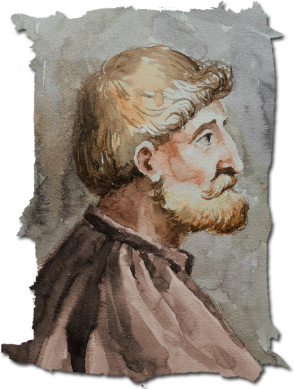 Carpaccio Tomato - Self-portrait (430x556), Png Download