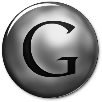 102369 Ultra Glossy Silver Button Icon Social Media - G Photography Png Logo (460x460), Png Download