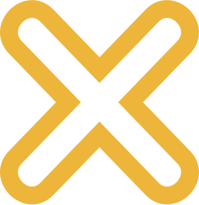 Outlined Cross Icon With Rounded Strokes - News (400x414), Png Download