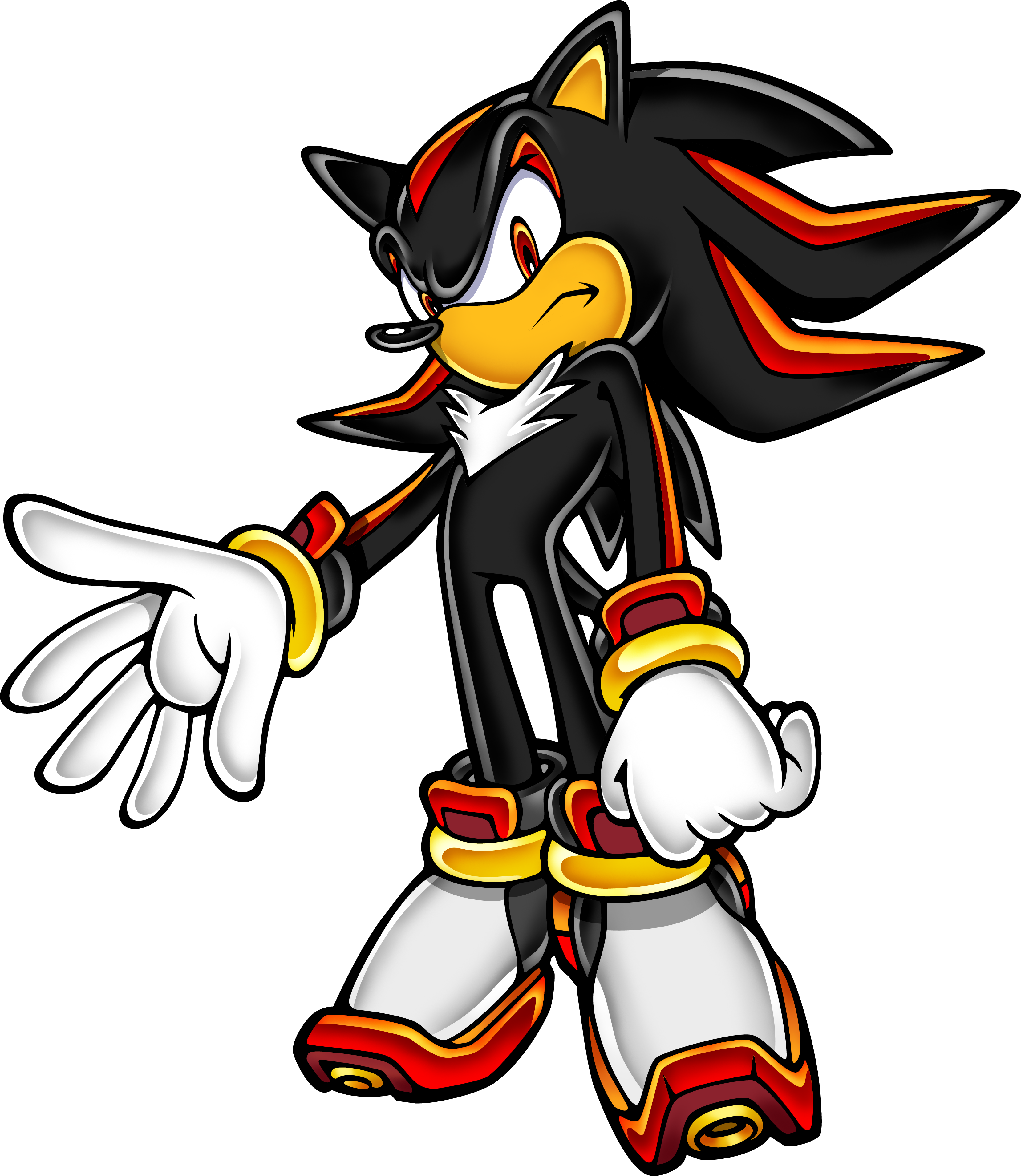Shadow The Hedgehog Gallery - Shadow The Hedgehog Adventure (3315x3819), Png Download