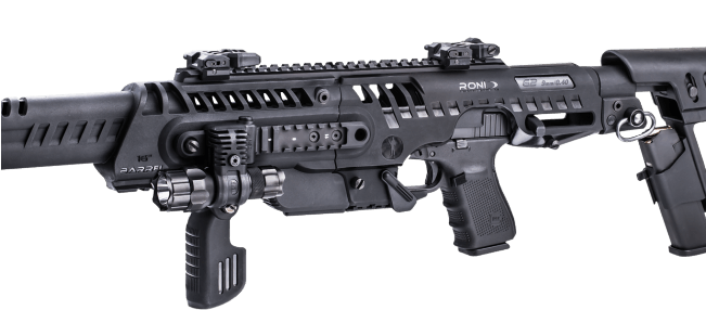 Caa Non-nfa Roni Civilian Pistol Carbine Conversion - Roni Civilian Carbine Conversion (650x320), Png Download