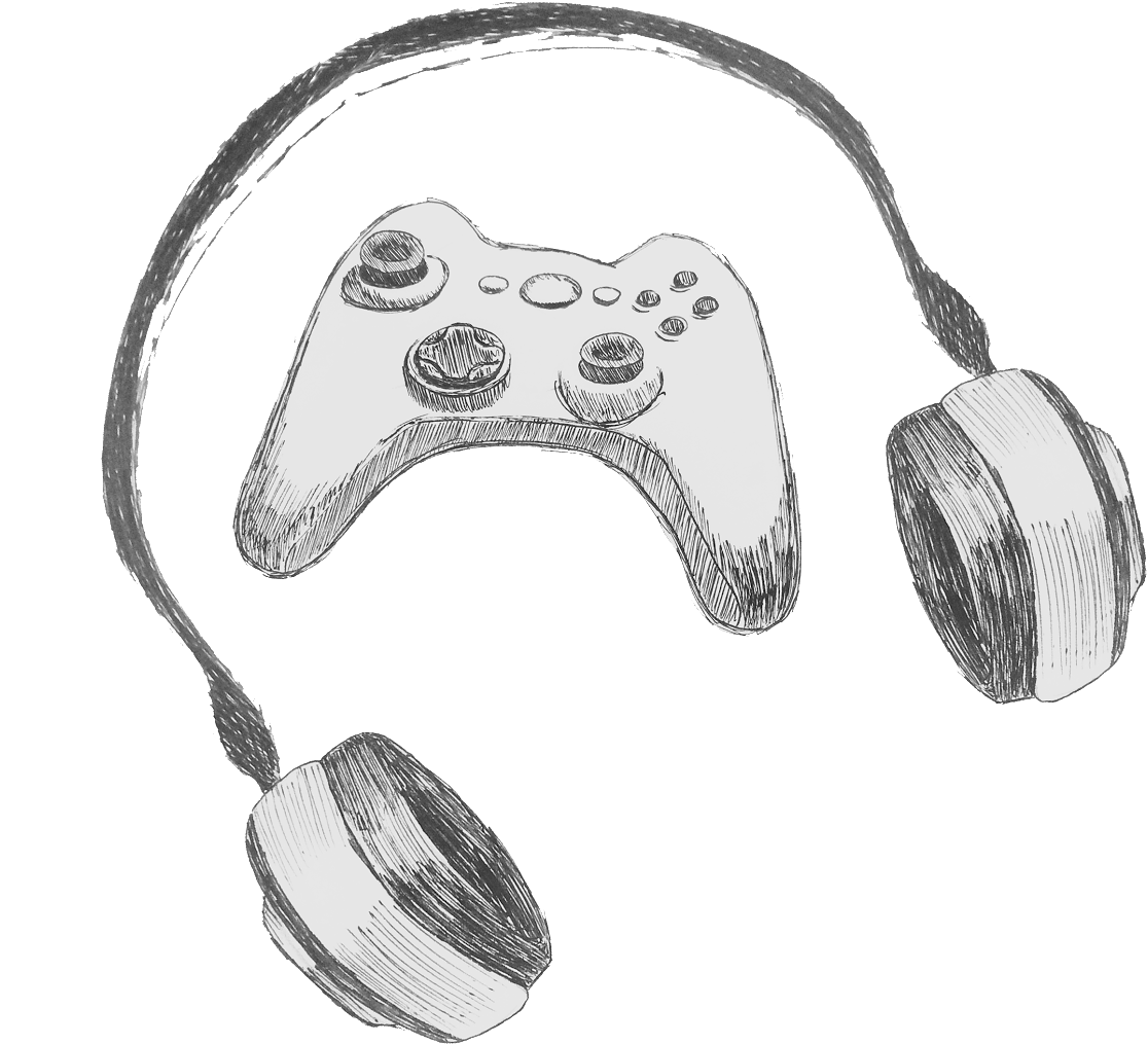Study Music - Game Controller (1592x1230), Png Download