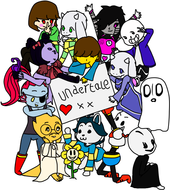 Download Undertale Characters By Undertale Characters Pillow Cover Size x Inch Png Image With No Background Pngkey Com