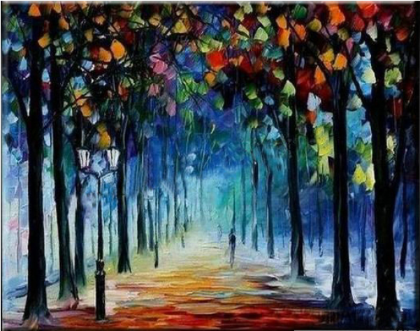 Leonid Afremov (600x618), Png Download