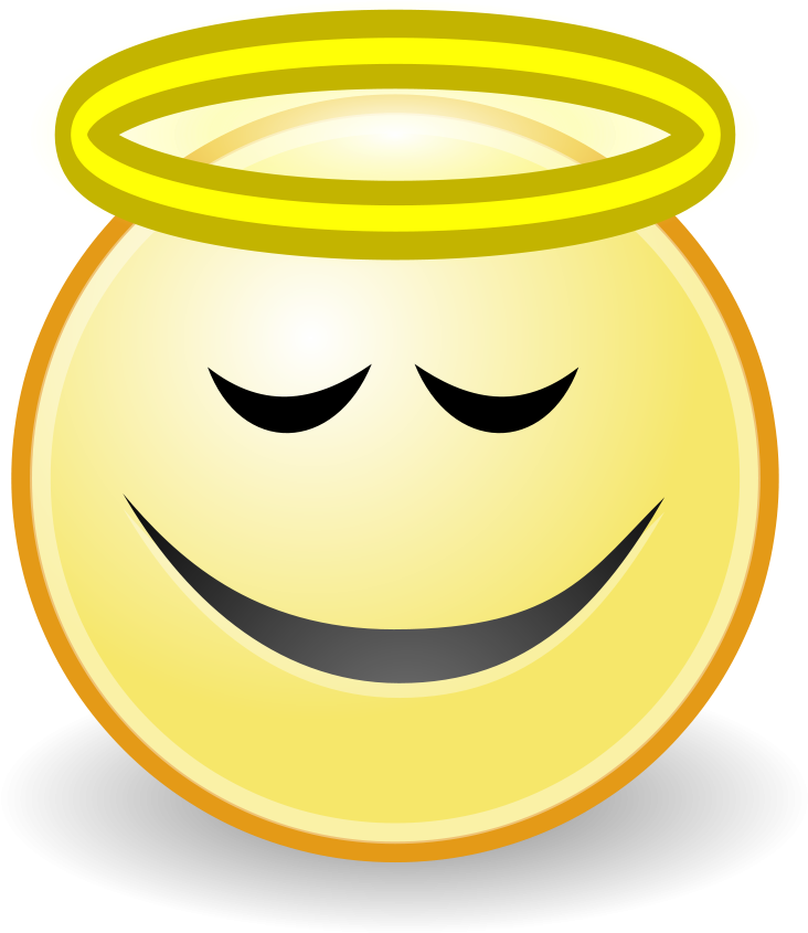 Angel Clipart Innocence - Angel Face Clipart (671x768), Png Download
