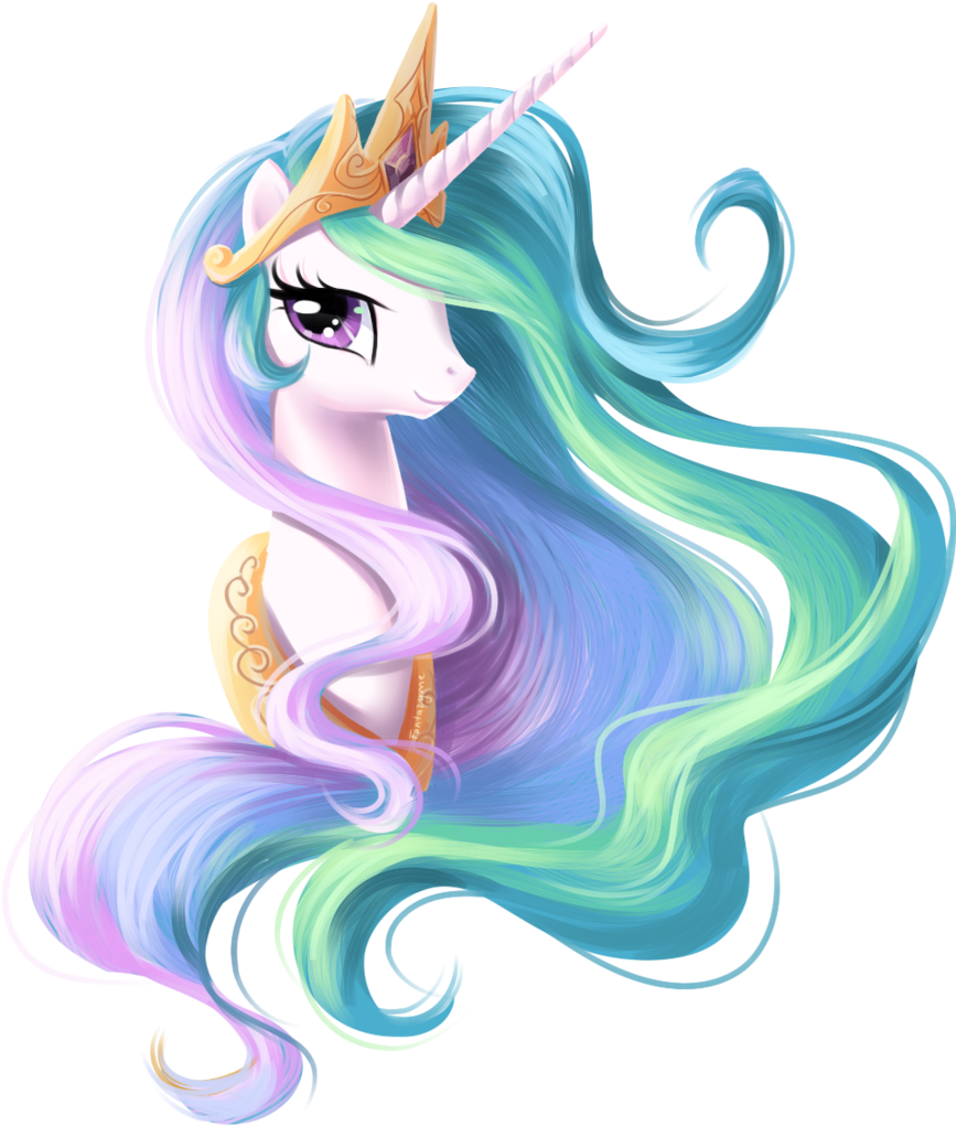 Unofficial My Little Pony And Mashup T - My Little Pony Unicorn Princess Celestia (900x1177), Png Download