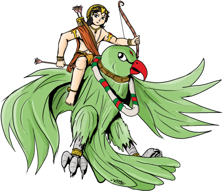 More Like Kamadeva - Hindu Cupid (900x675), Png Download