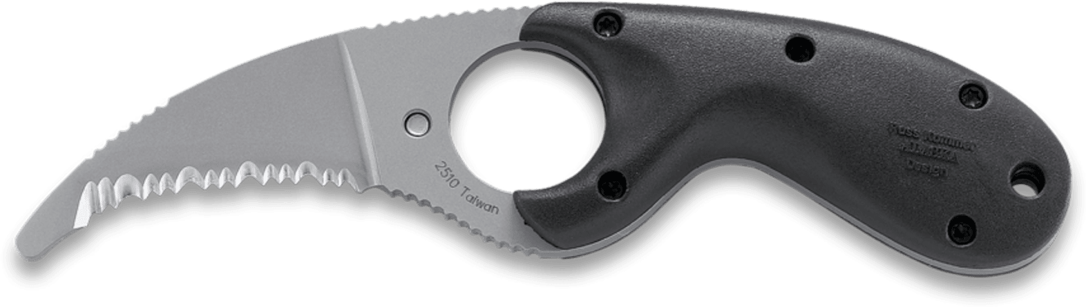 Crkt Bear Claw Kayak Knife-black (1840x824), Png Download
