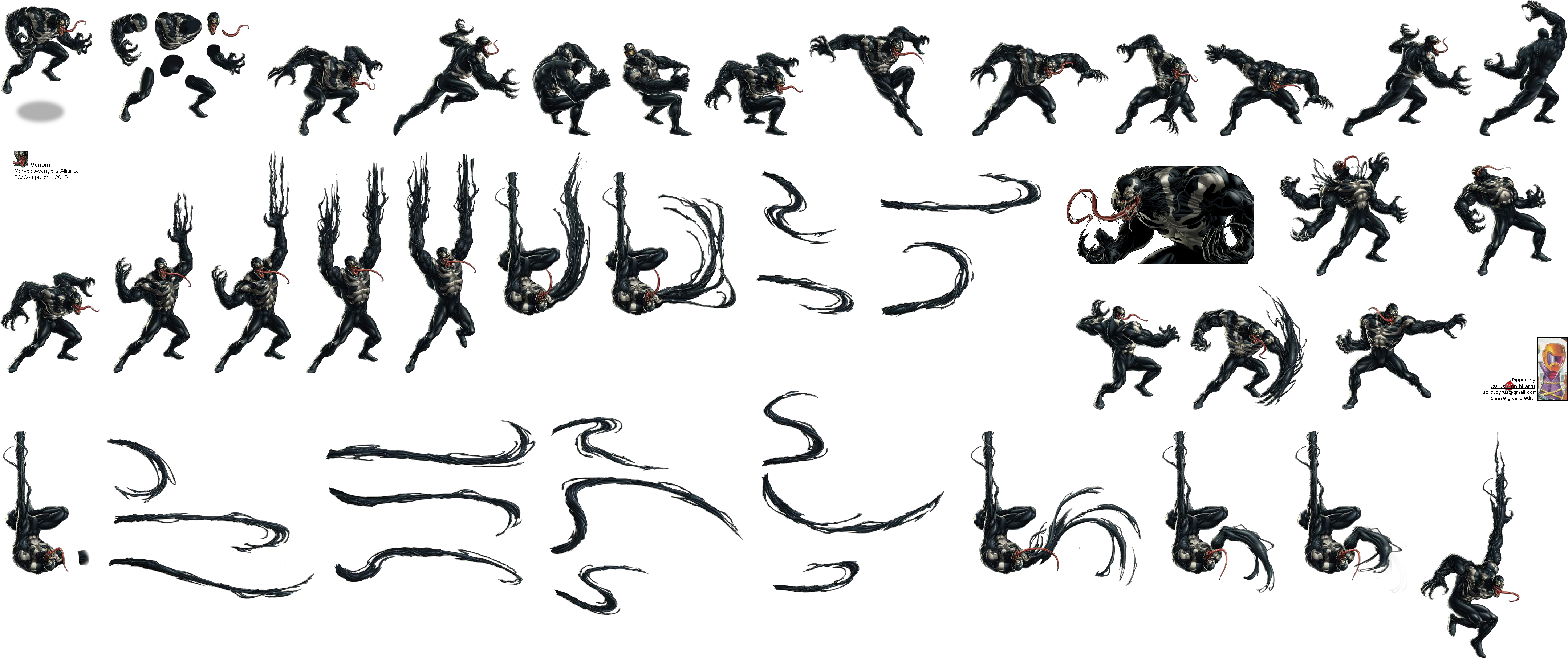 Avengers Alliance - Venom Marvel Avengers Alliance (4350x1830), Png Download