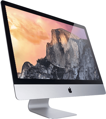 A Picture Showing A 27-inch Apple Imac From - Tecknet Ul466g Usb 2.0 To 10/100 Ethernet Lan Wired (500x500), Png Download