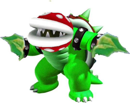 Piranha Bowser - Mario Party 8 Wario (550x454), Png Download