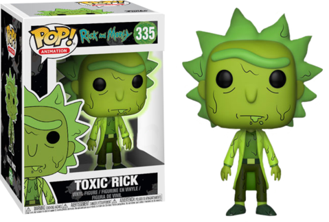 Rick And Morty Funko Pop Toxic Rick - Toxic Rick Funko Pop (479x324), Png Download