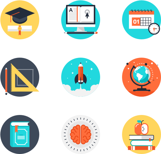 Back To School - Graphic Design Flat Icon (600x564), Png Download