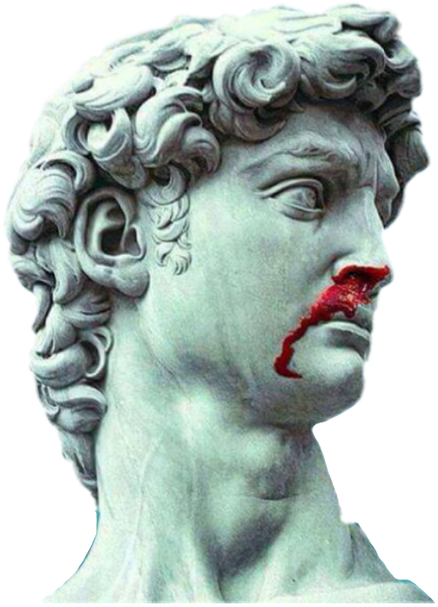 Vaporwave Statue Png - Piazza Della Signoria (492x681), Png Download