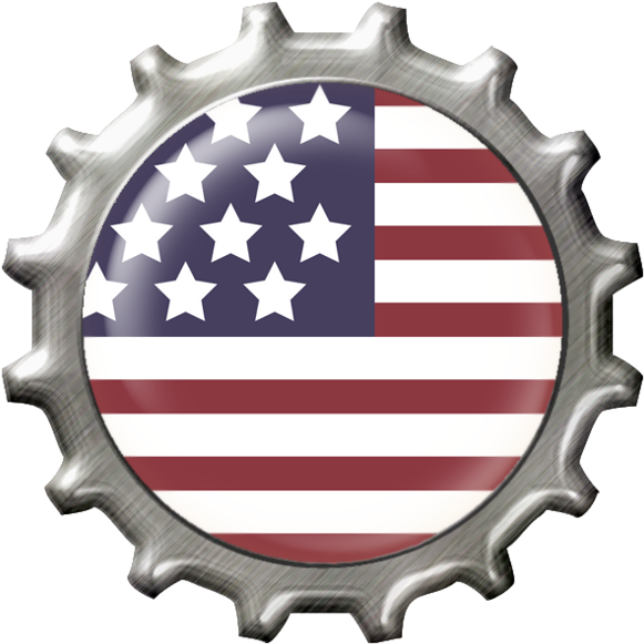 Usa Flag Decoration Png Clipart - Clip Art (600x600), Png Download