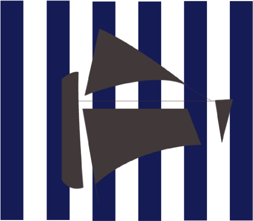 Original Png Clip Art File Sailboat Stripes Svg Images (516x593), Png Download