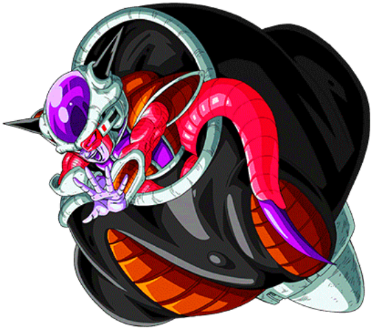 Frieza Spaceship 2 By Alexiscabo1-d9aotp4 - First Form Frieza Agl (542x480), Png Download