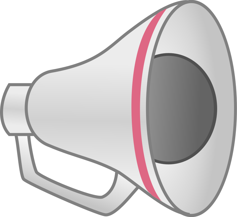 Megaphone Clipart Png (600x600), Png Download