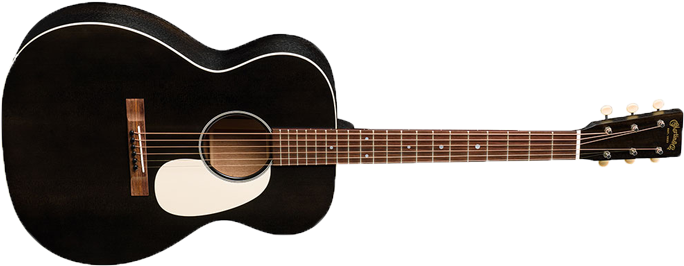 Martin 00017 Black Smoke - Martin 000-17 Acoustic Guitar (with Case), Black Smoke (715x285), Png Download