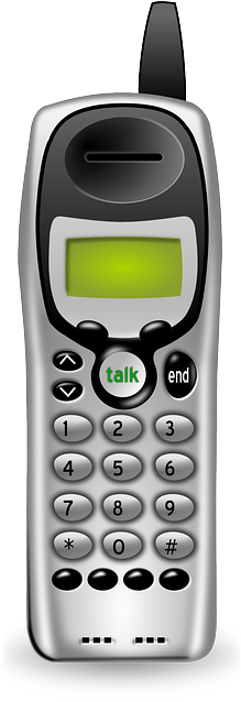 Phone, Home, Icon, Wireless, Cartoon, Telephone - Cordless Phone _1980's (320x640), Png Download