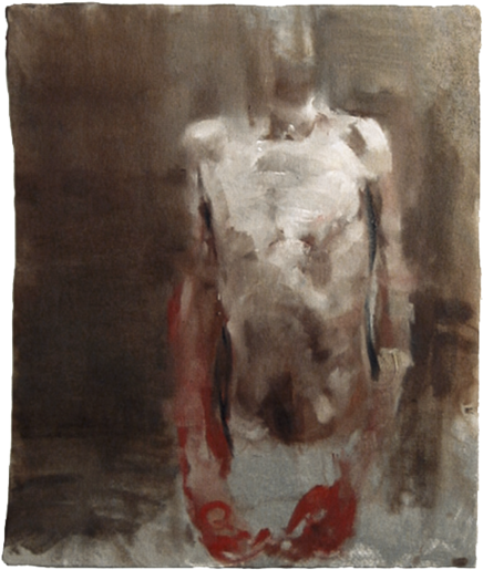 Torso Oil On Canvas, Timothy P - Painting (500x572), Png Download