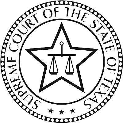 Seal Of The Supreme Court Of Texas - Supreme Court Of Texas (407x407), Png Download